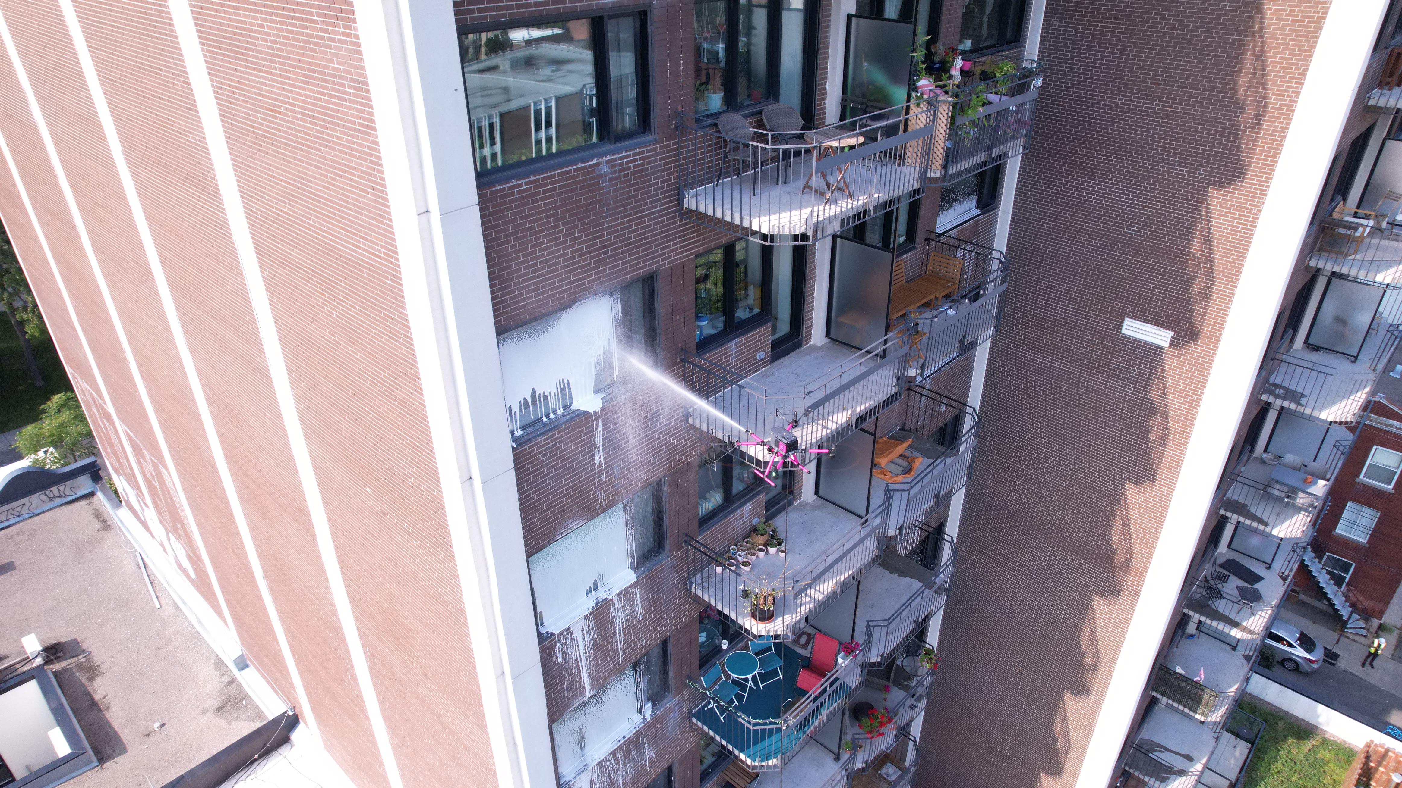 Solving High-Rise Building Cleaning Challenges with Advanced Drone Technology